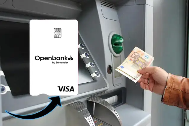 Mit Openbank Visa Debitkarte kostenlos Bargeld abheben.
