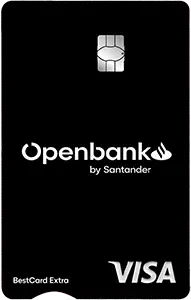 Openbank BestCard Extra von Visa in schwarz